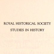 Royal Historical Society Studies in History
